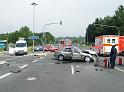 Schwerer Unfall mit Reisebus Lohmar Donrather Dreieck P322